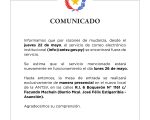 La ANTSV informa