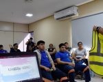 Alumnos del Colegio Nacional San José Valenzuela recibieron una capacitación en seguridad vial